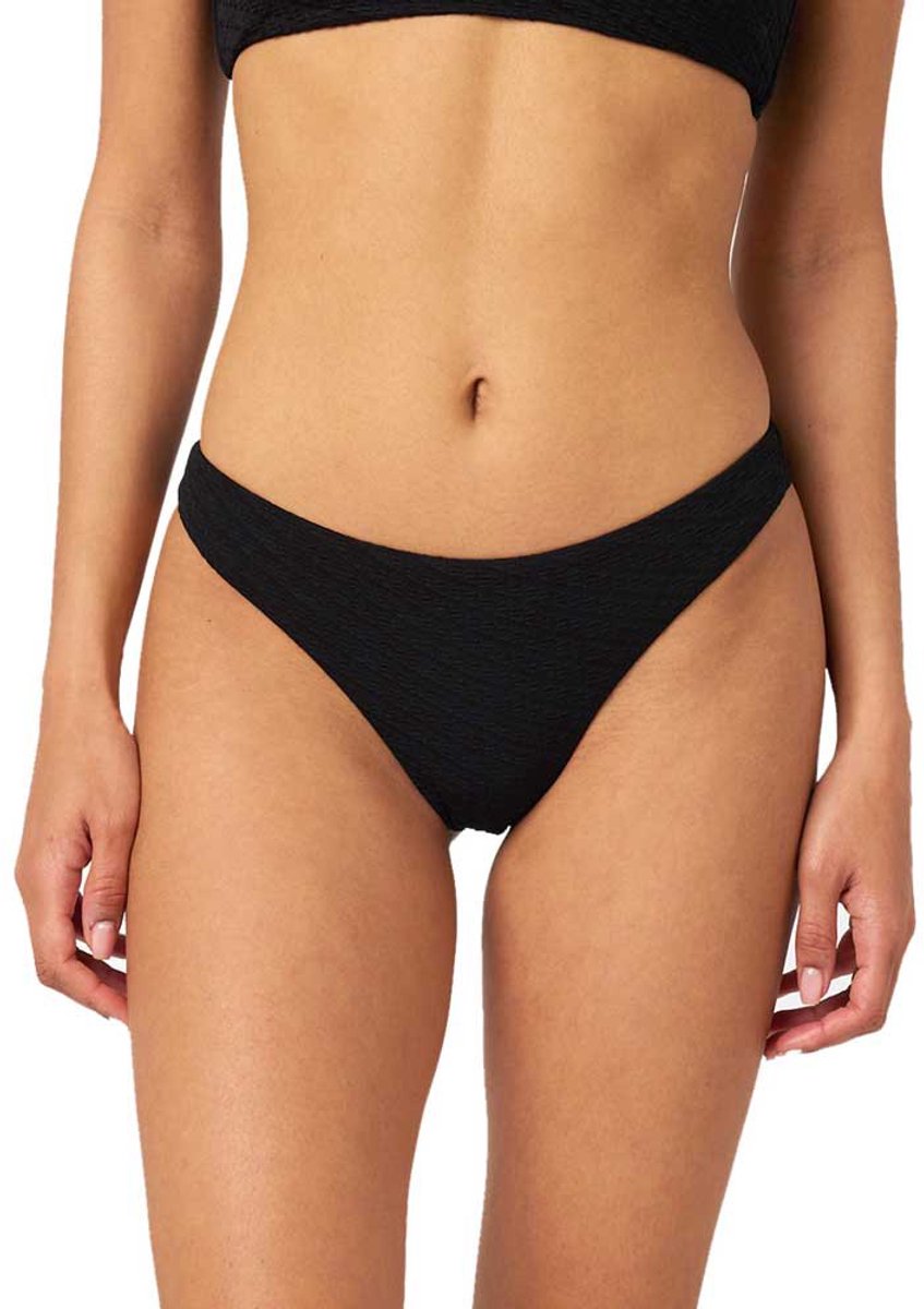 Rip Curl Custom Rib Cheeky Bikinibroekje XS Vrouw Zwart