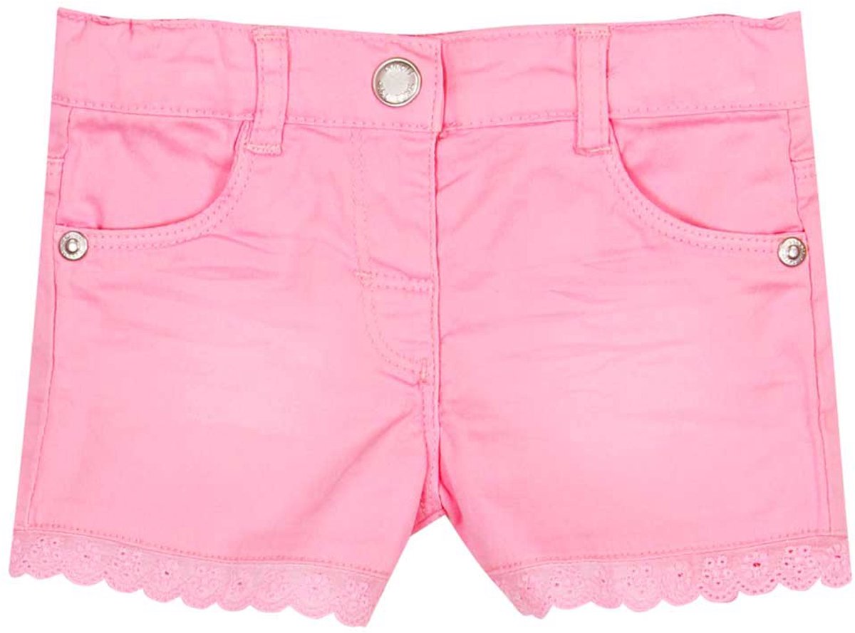 Boboli Stretch Twil Korte Broek Roze 3 Months Meisje
