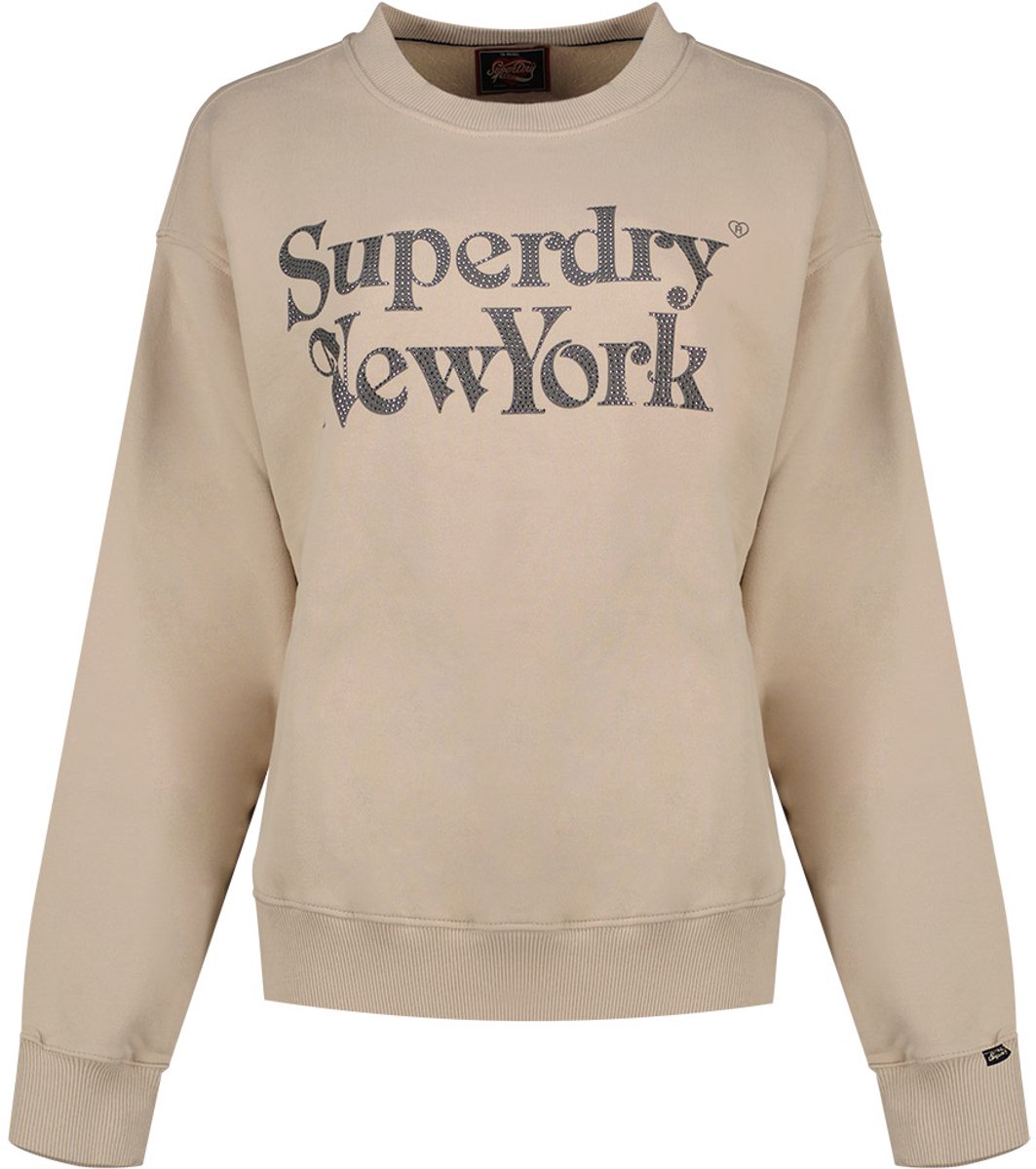 Superdry Brand Mark Loose Fit Sweatshirt S Vrouw Grijs