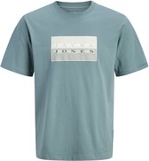 JACK&JONES - JCOFUSION DOTS PRINT TEE SS CN SN JNR - Jongens - T-shirts - blauw - maat 140