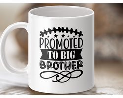 Mok Promoted to Big Brother, Nieuwe Broer Mok, Zwangerschap Aankondiging Mok, Groot Broer Cadeau, Familie Mok, Speciale Gelegenheid Mok