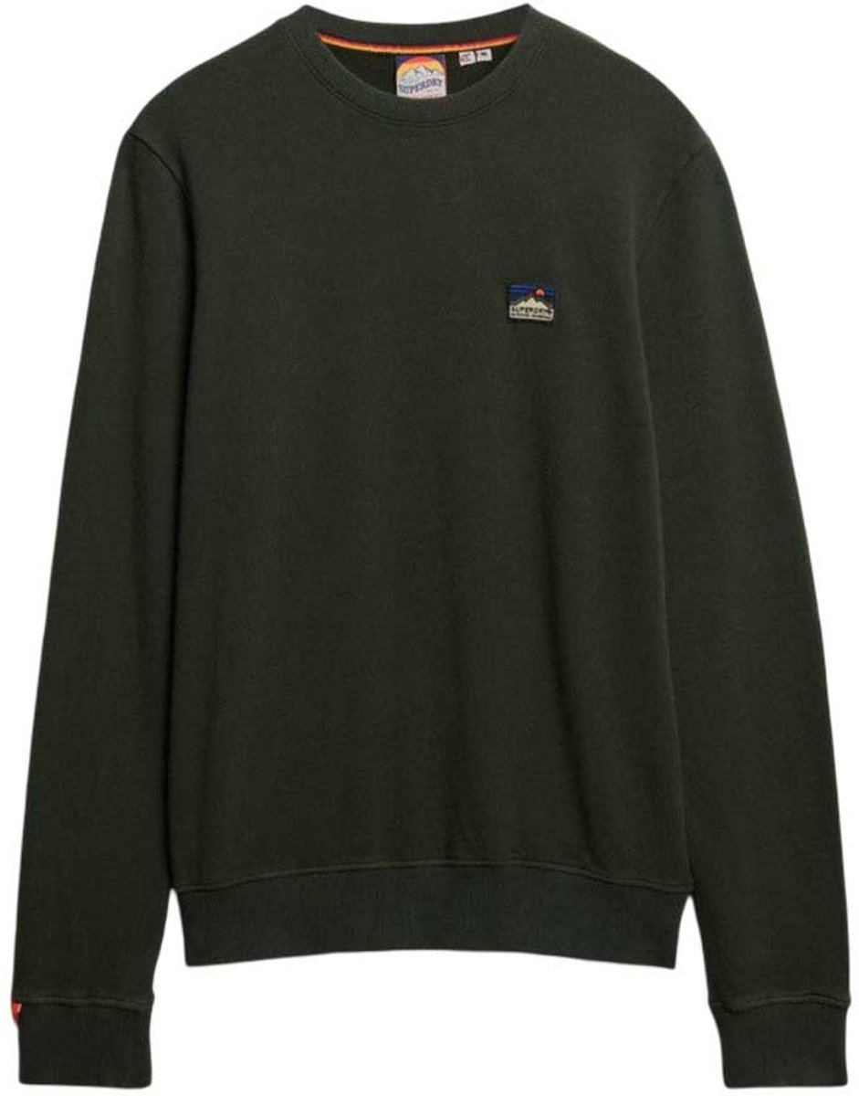 Superdry Great Outdoors geborduurd sweatshirt Heren Truien Groen