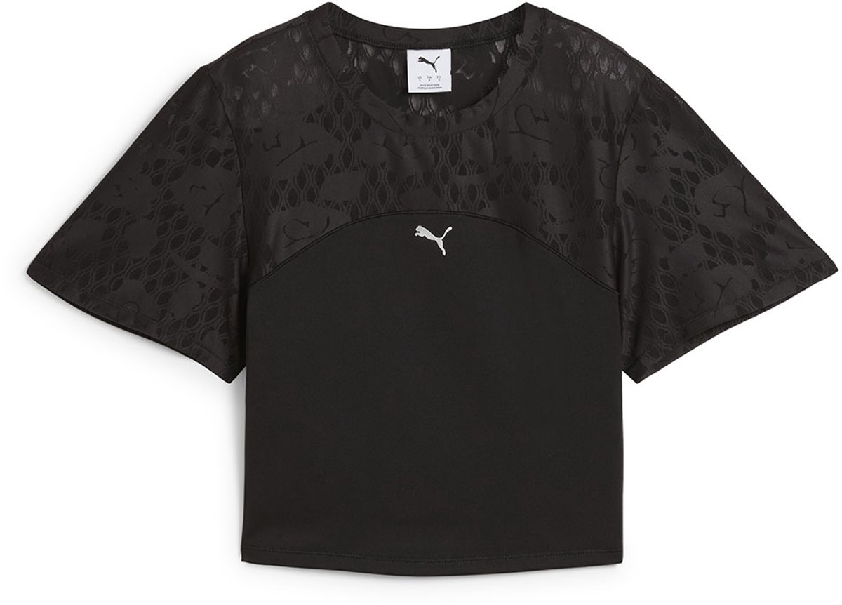 Puma 526776 T-shirt Met Korte Mouwen L Vrouw Zwart