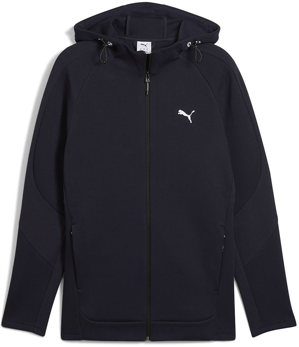 Puma Evostripe Sweatshirt Met Rits XS Man Vrouw Blauw