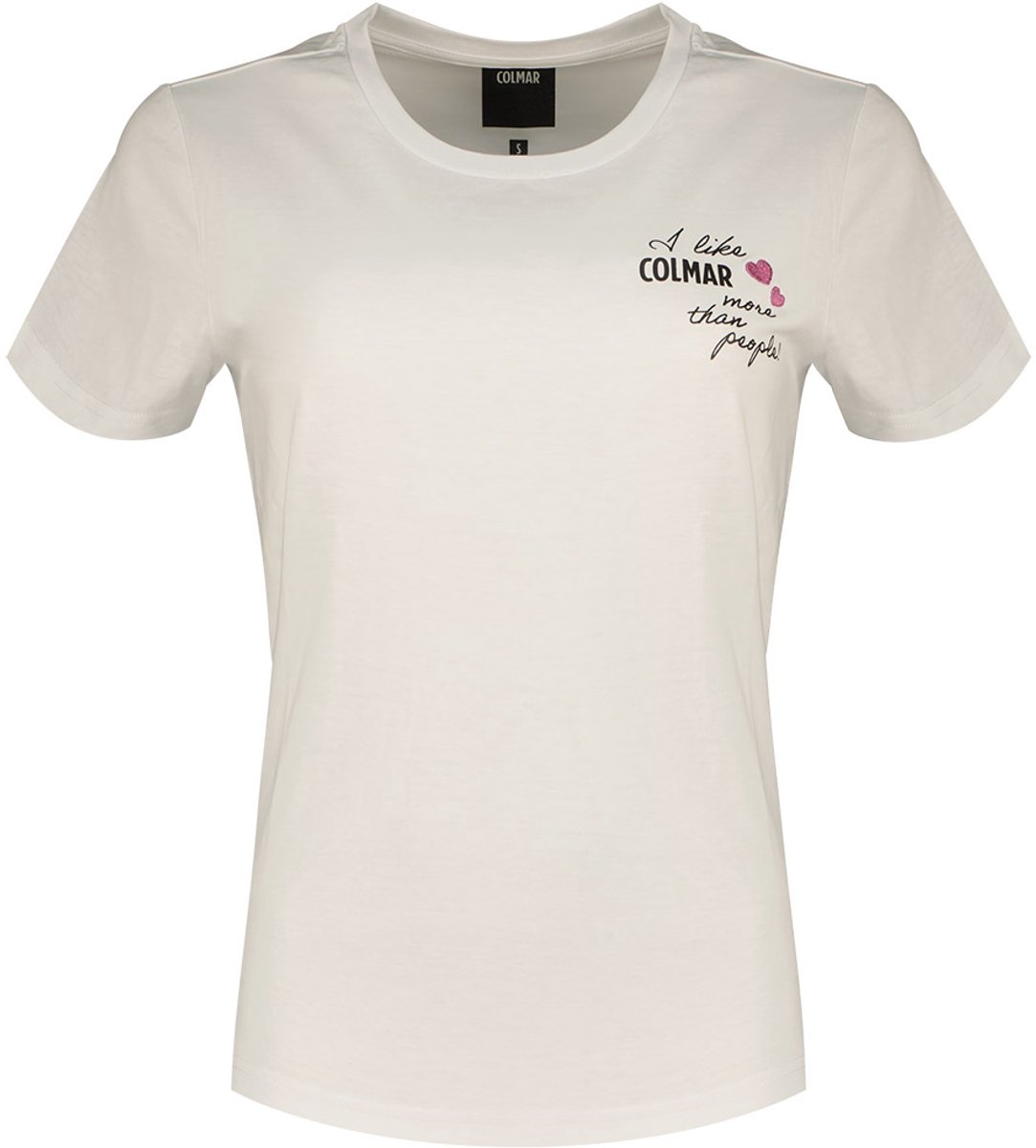 Colmar 86646zf T-shirt Met Korte Mouwen Wit M Vrouw