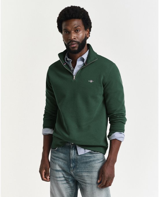 Gant Shield Half Zip Sweater Hommes - Taille M