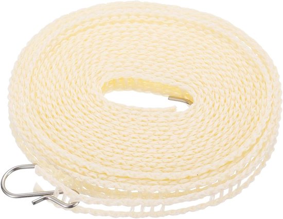 Waslijn, uittrekbaar, 10 m, draagbaar, reizen, vakantie, outdoor, met 10 bevestigingsgespen en 20 wasknijpers, droogrek voor badkamer, waslijn voor camping, outdoor, zwart