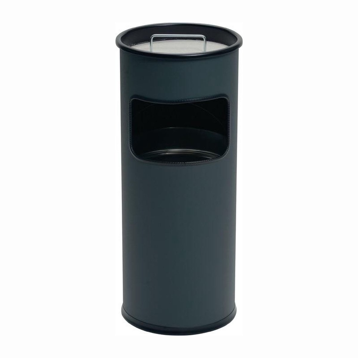 Durable 333058 Papierbak 17 l Metaal (Ø x h) 260 mm x 620 mm Antraciet Met asbak 1 stuk(s)