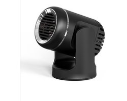 Krachtige draagbare autoverwarming voor de winter - zwart