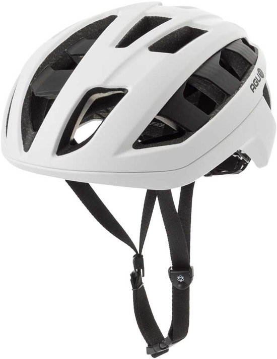 AGU Sleek Fietshelm - In-Mould - 10 Ventilatieopeningen - Gerecycled Materiaal - Unisex - Wit - L/XL - 58-61cm van AGU — afbeelding 3