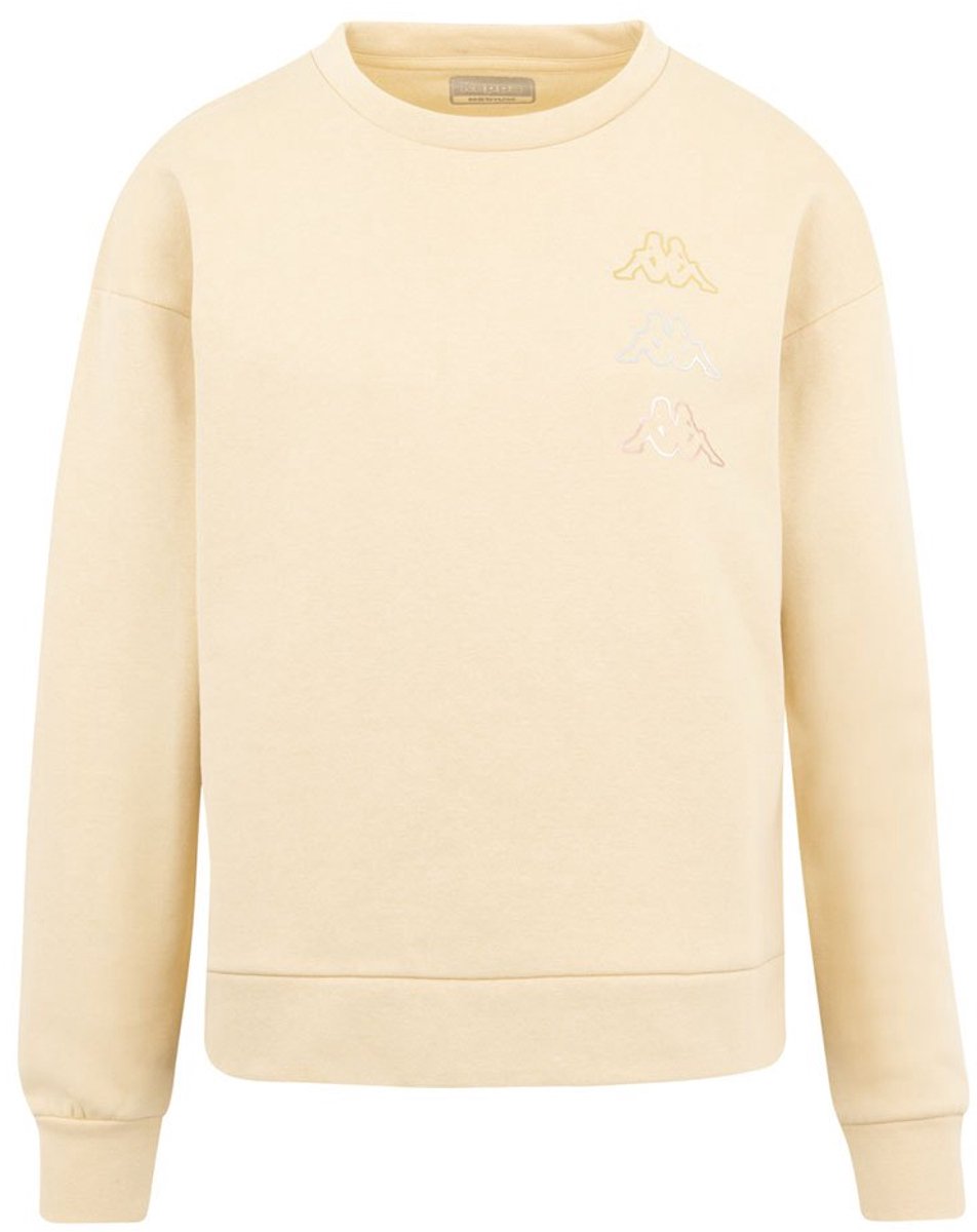 Kappa Kifoli Sweatshirt XS Vrouw Beige