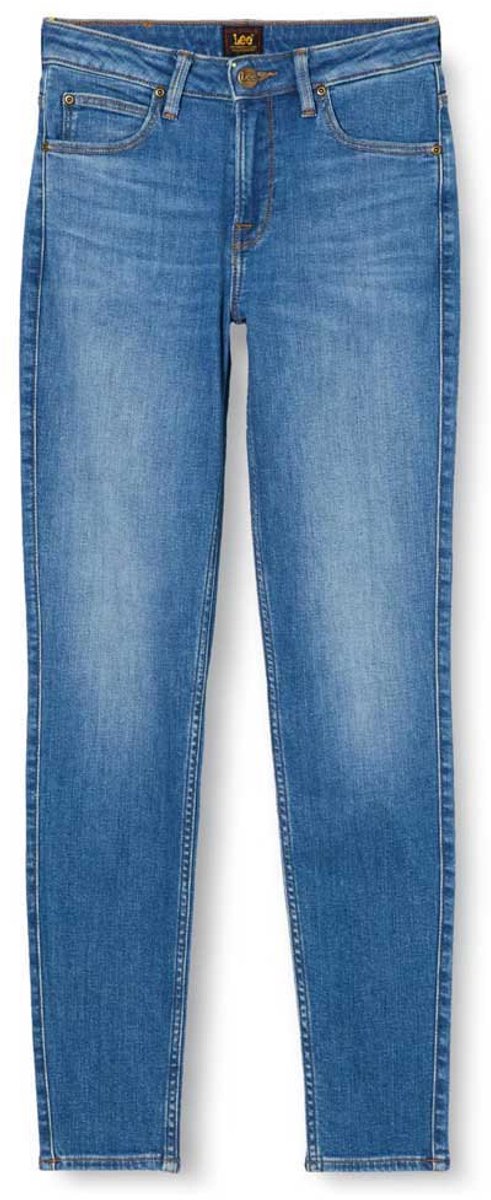 Lee Scarlett High Skinny Fit Spijkerbroek 28 29 Vrouw In The Shade