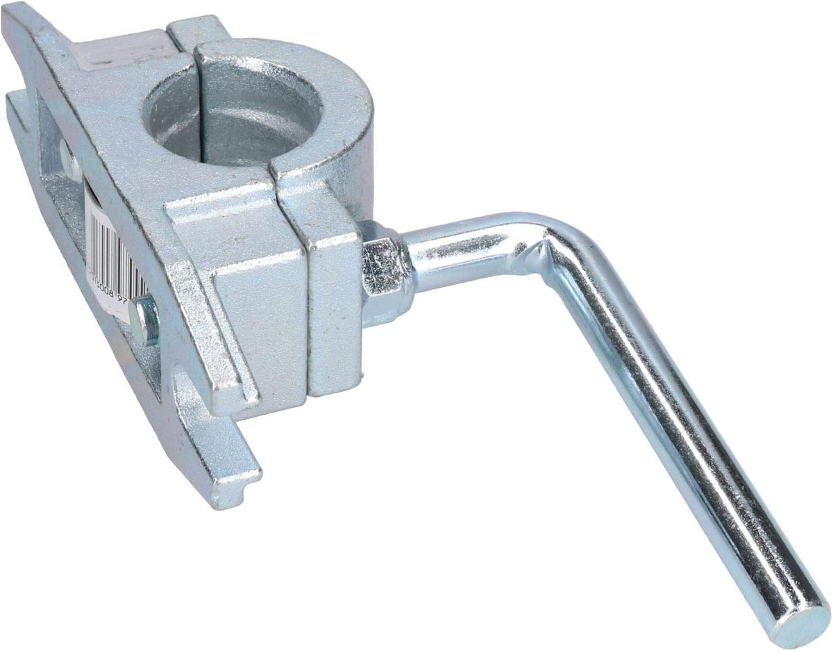 geribbelt neuswielklem 48 mm - steunpootklem - neuswielhouder - klem voor het neuswiel