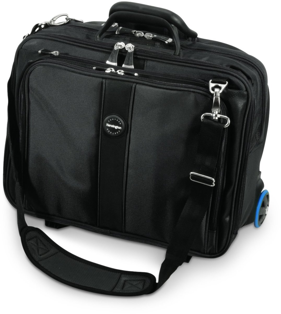 Kensington Contour™ 17'' Laptoptas - Op Wieltjes - Zwart