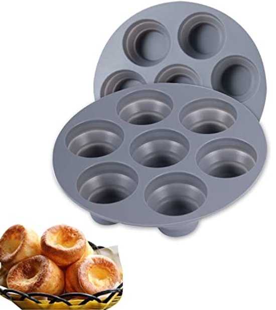 SUPER KITCHEN 2 stuks 12 kopjes normale grootte siliconen muffinbakjes