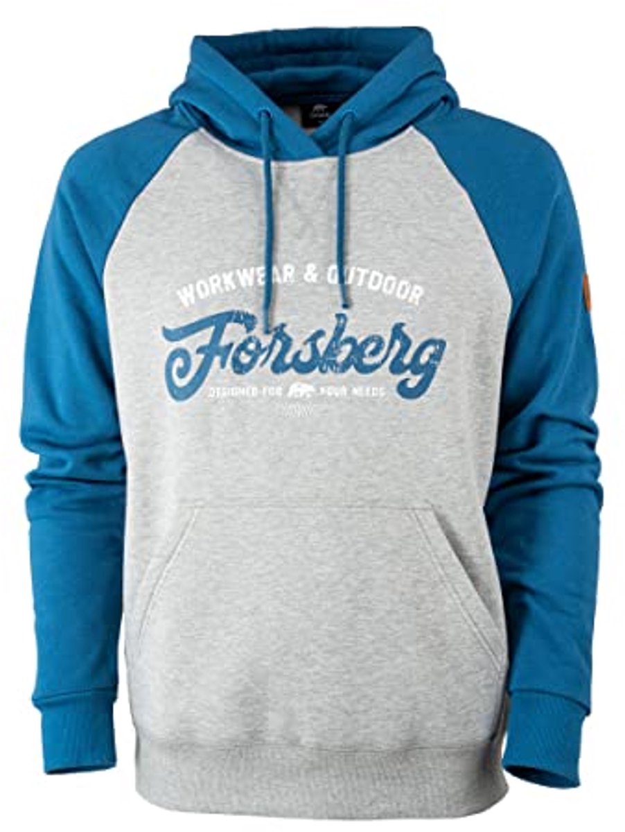 Tweekleurige Hoodie met Retrologo, Hoge Kwaliteit en Comfortabele Pasvorm