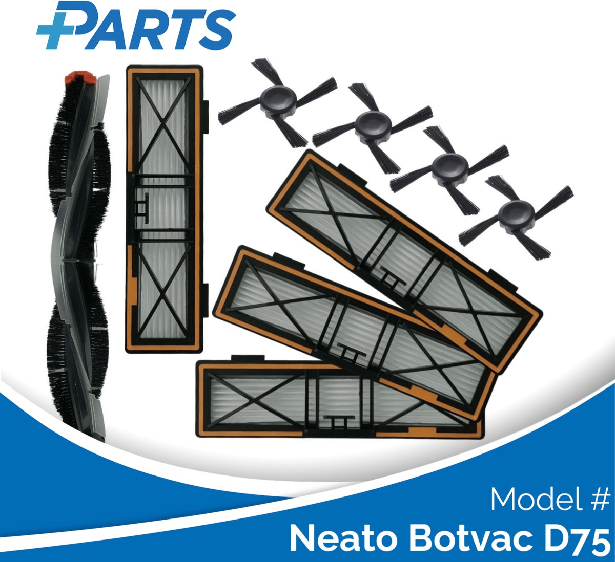 Neato Botvac D75 Onderhoudsset (Plus.Parts® alternatief voor 945-0380)
