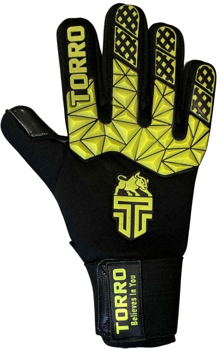 Torro Top Starter Keepershandschoenen Neg Cut Mesh - Black/Yellow