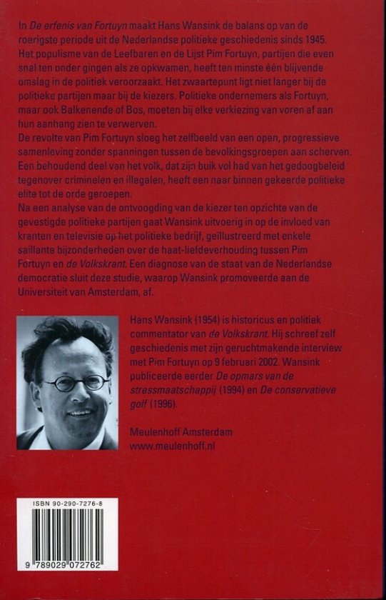Erfenis Van Fortuyn