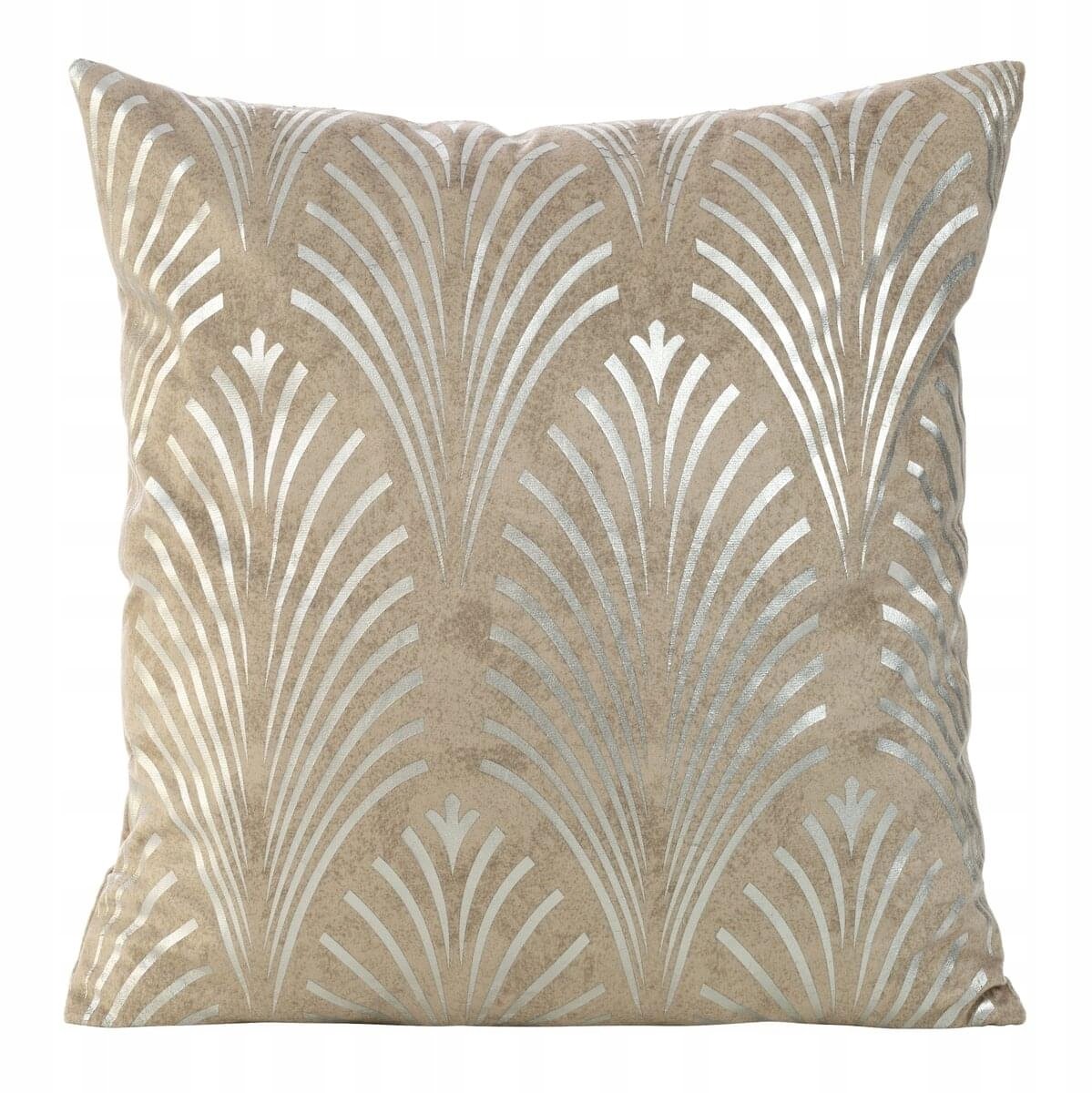Decoratieve Kussenhoes Blink Beige 45x45 cm - Zacht Polyester