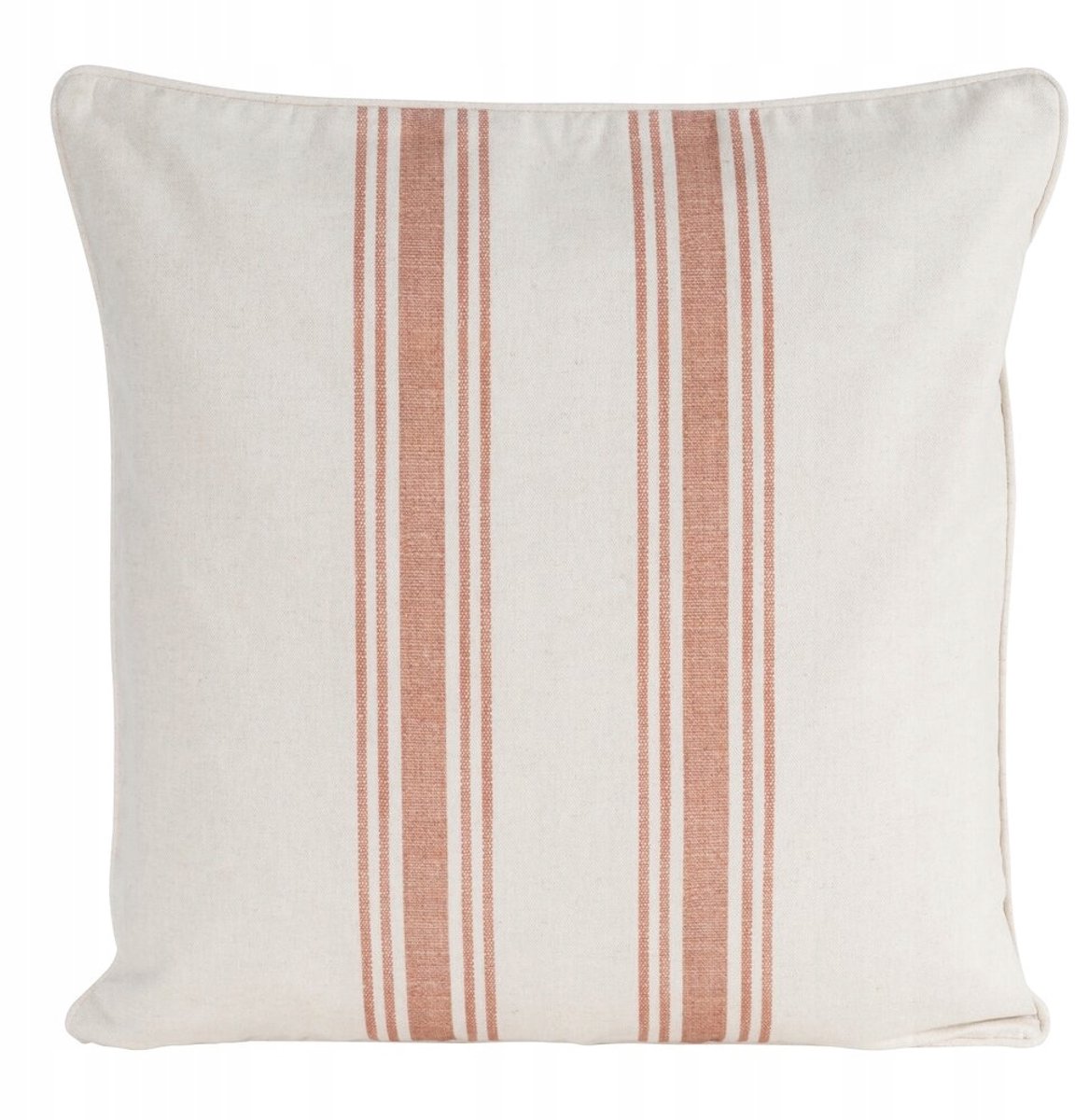 Decoratieve Kussenhoes 50x50cm Crème met Linnen