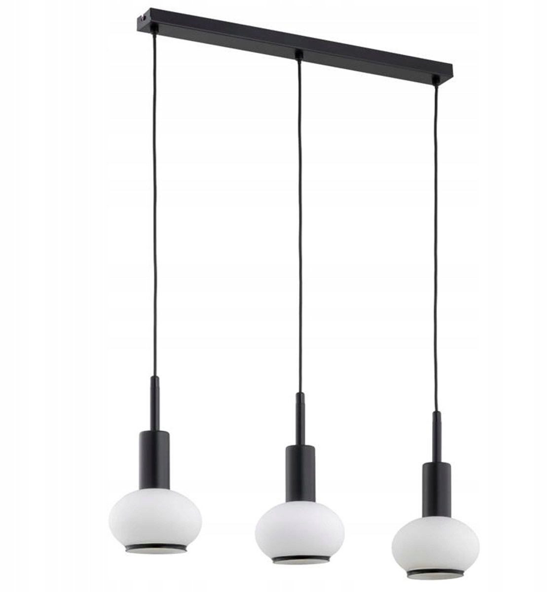 ZEBRRA Hanglamp Zwart Wit E14 3-lichts - Modern Design