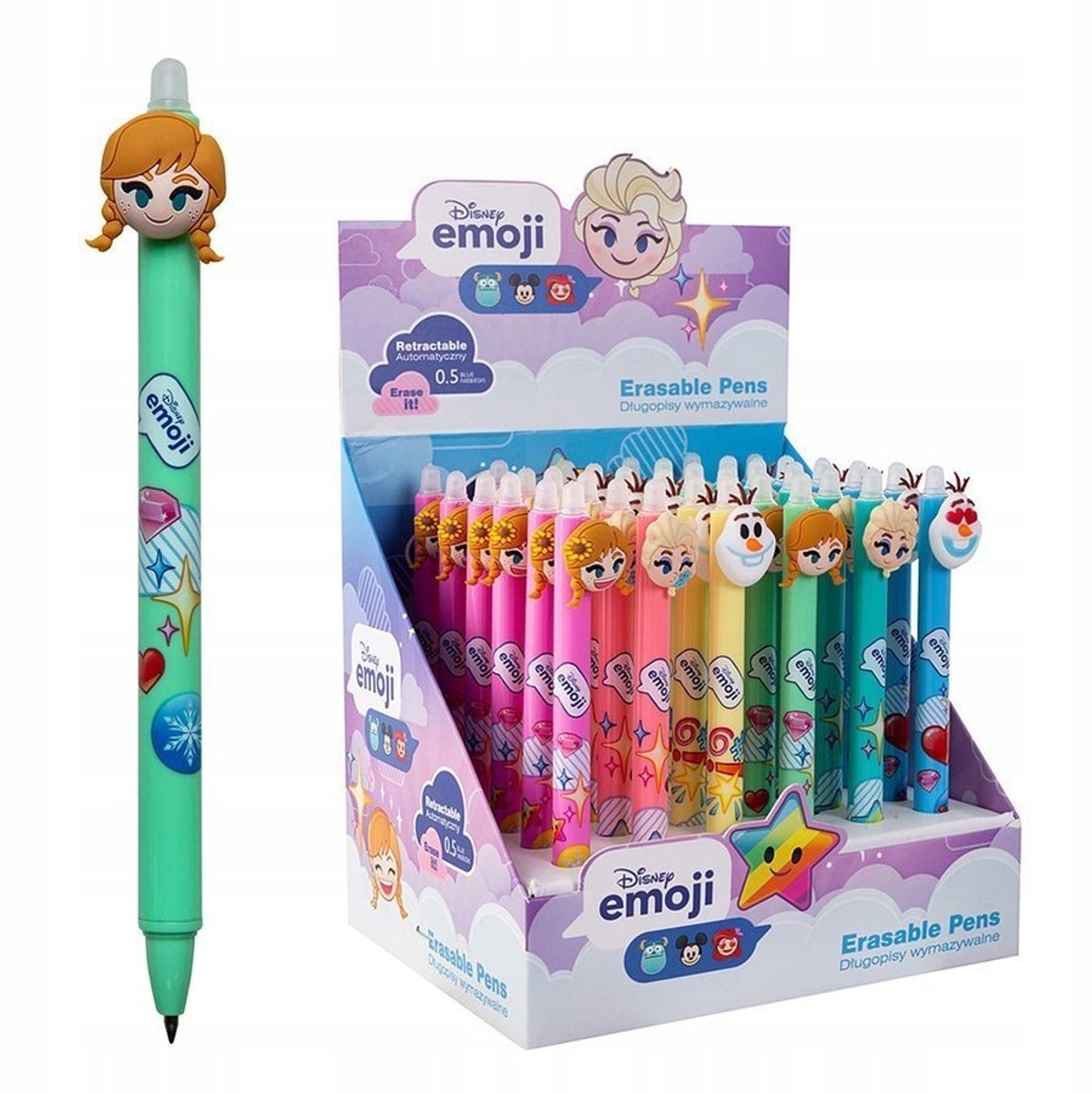 Colorino Disney Frozen Anna Uitwisbare Pen - Groen