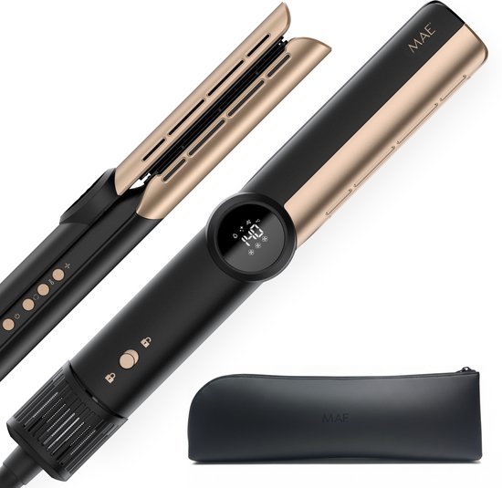 MAE® Wet2Dry - Lisseur Airstraight, des cheveux mouillés aux cheveux lisses - Sèche-cheveux et lisseur 2 en 1