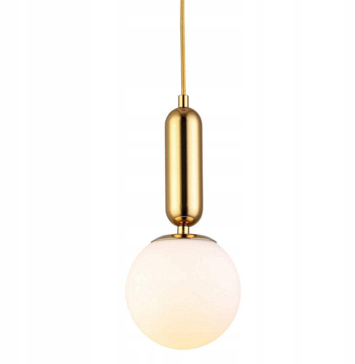 UNO Hanglamp Goud Glans Wit Glas 20cm