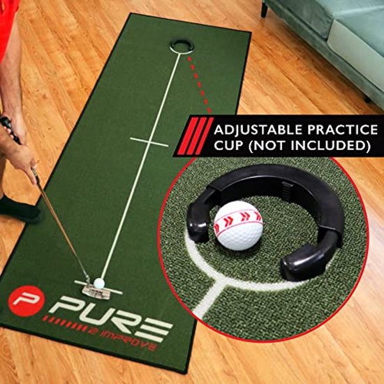 Golf Putting Mat voor binnen en buiten - Verbeter uw putt techniek van GOLF — afbeelding 3