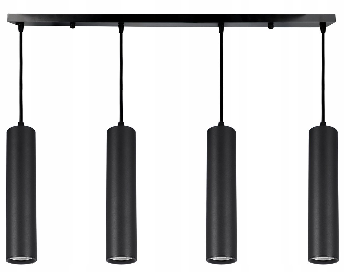 Moderne Zwarte LED Hanglamp GU10 - Stijlvol en Energiezuinig