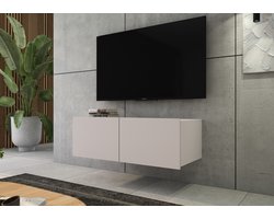 Promeubels - Tv meubel Cosenza - Beige - 100cm - Tv kast - Hangend of staand