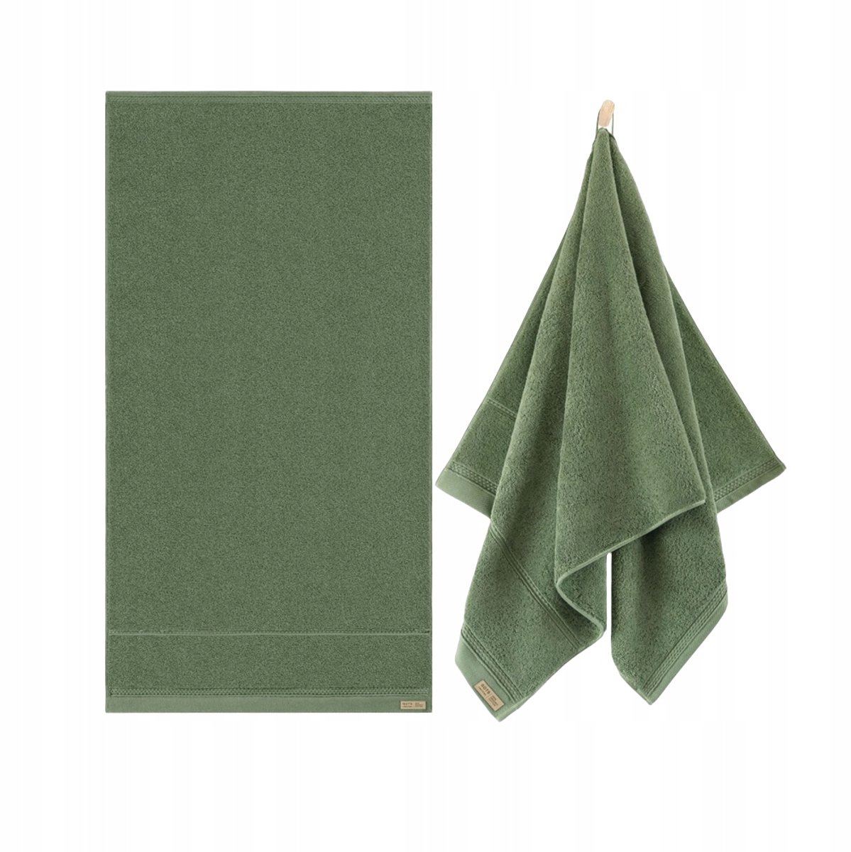 ZWOLTEX QUEEN Badhanddoek Groen 70x140cm 650g Biologisch Katoen
