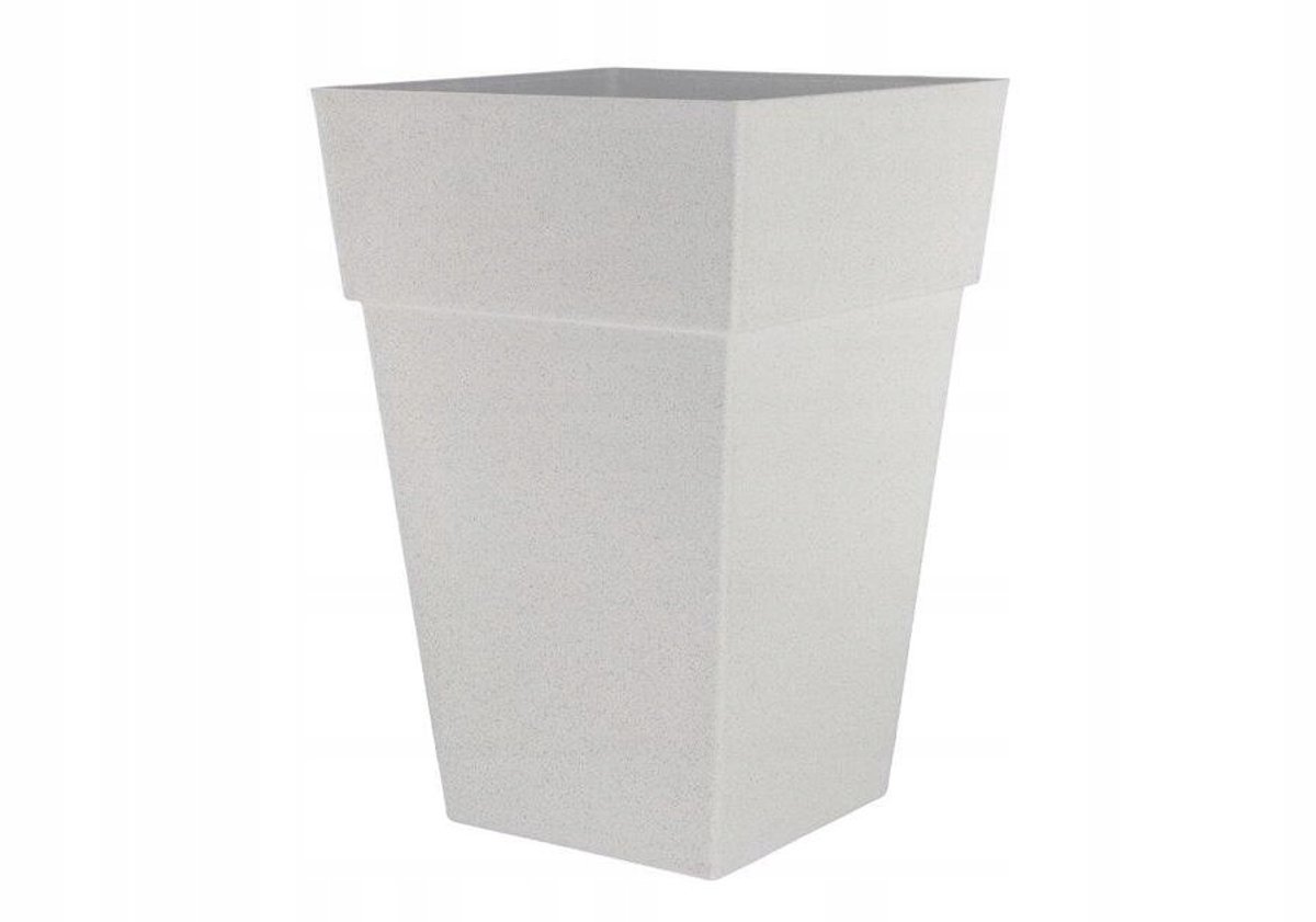 Idaho Bloempot Wit 31 cm - Stijlvol en Duurzaam