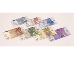 Euro biljetten assorti - set à 130 stuks - Educo