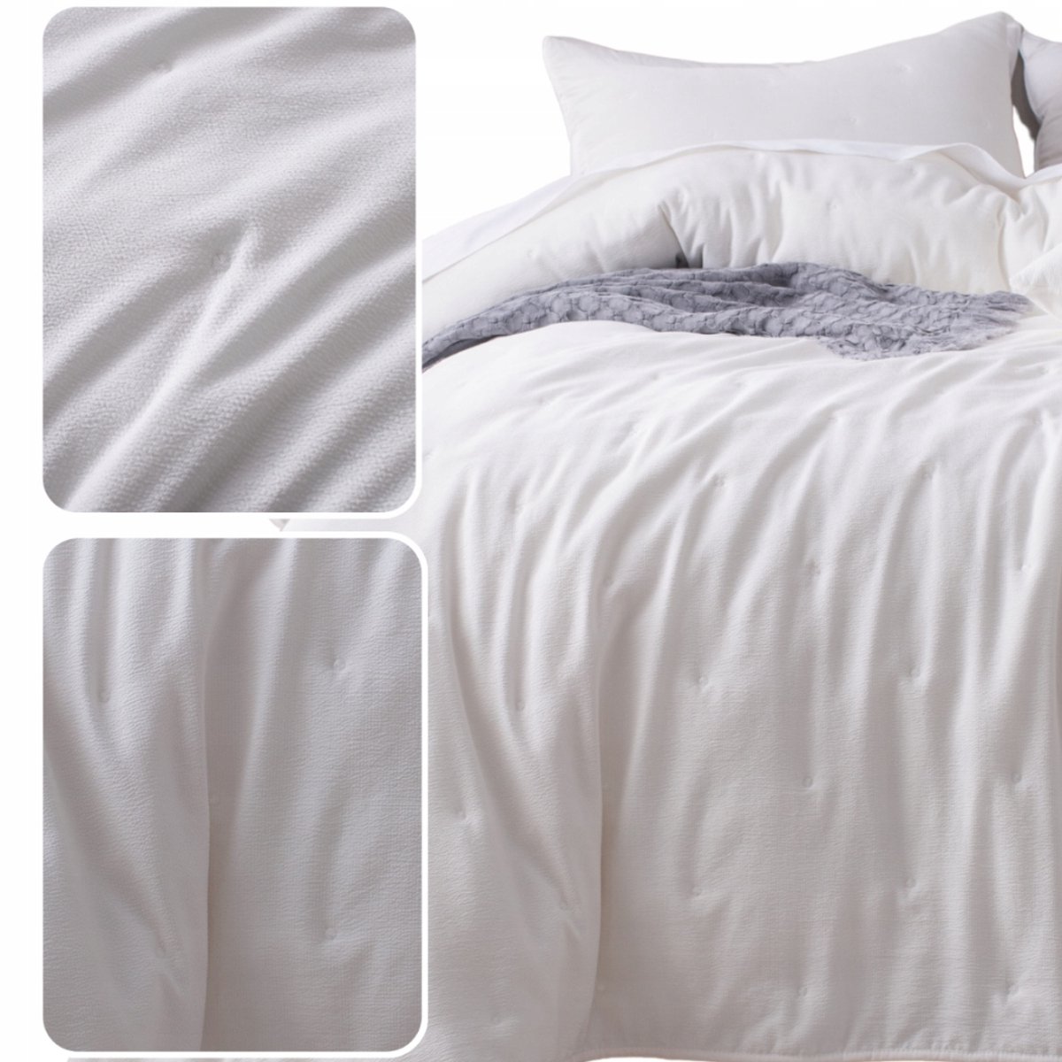 Dotta Sierkussenhoes Krem 50x70 cm - Zachte Microvezel met Stijlvolle Stippen