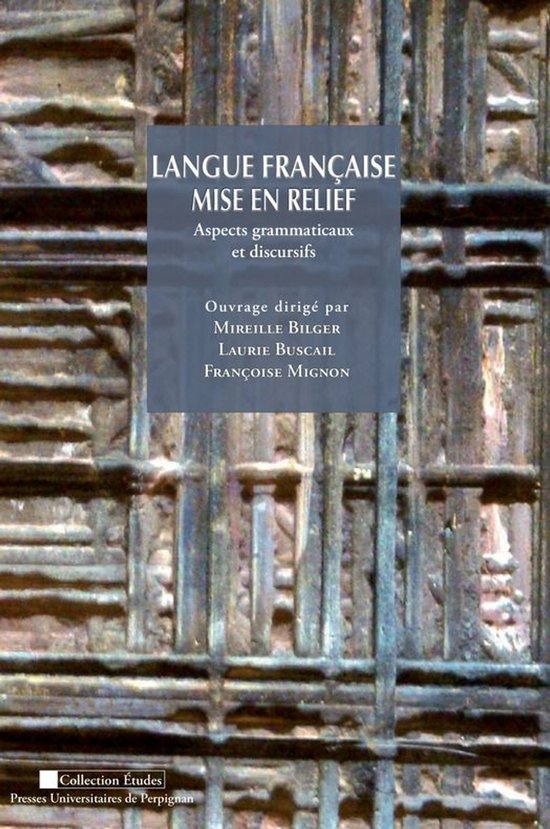 Études - Langue française mise en relief - cover