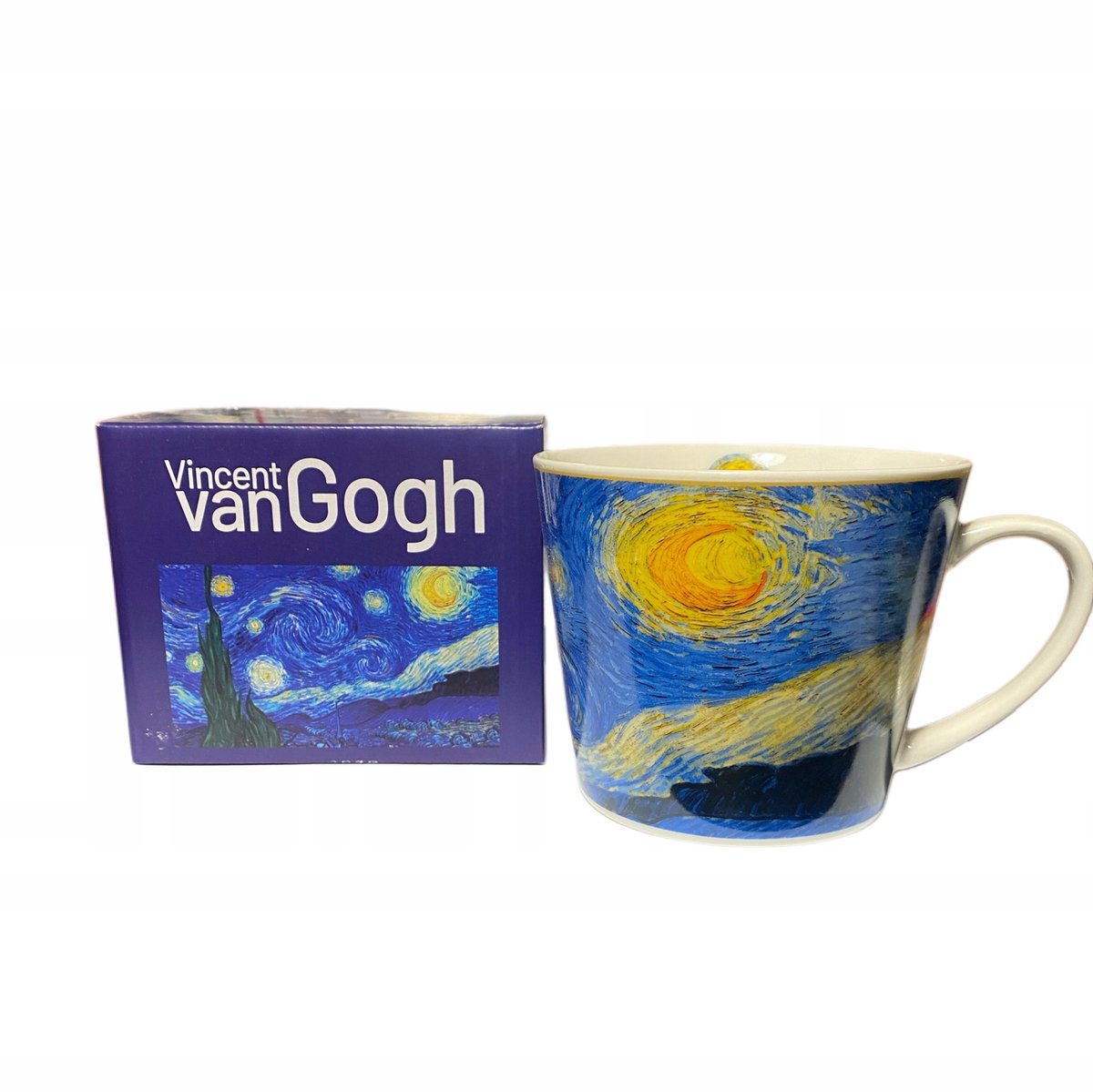 Sterrennacht Mok - Geïnspireerd op Van Gogh, New Bone China, 600ml