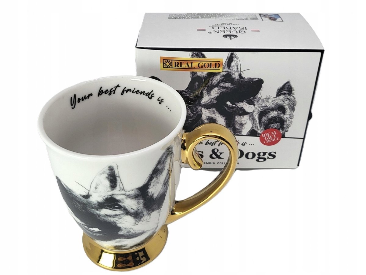 Porseleinen Mok Hollandse Herder - Cadeauverpakking