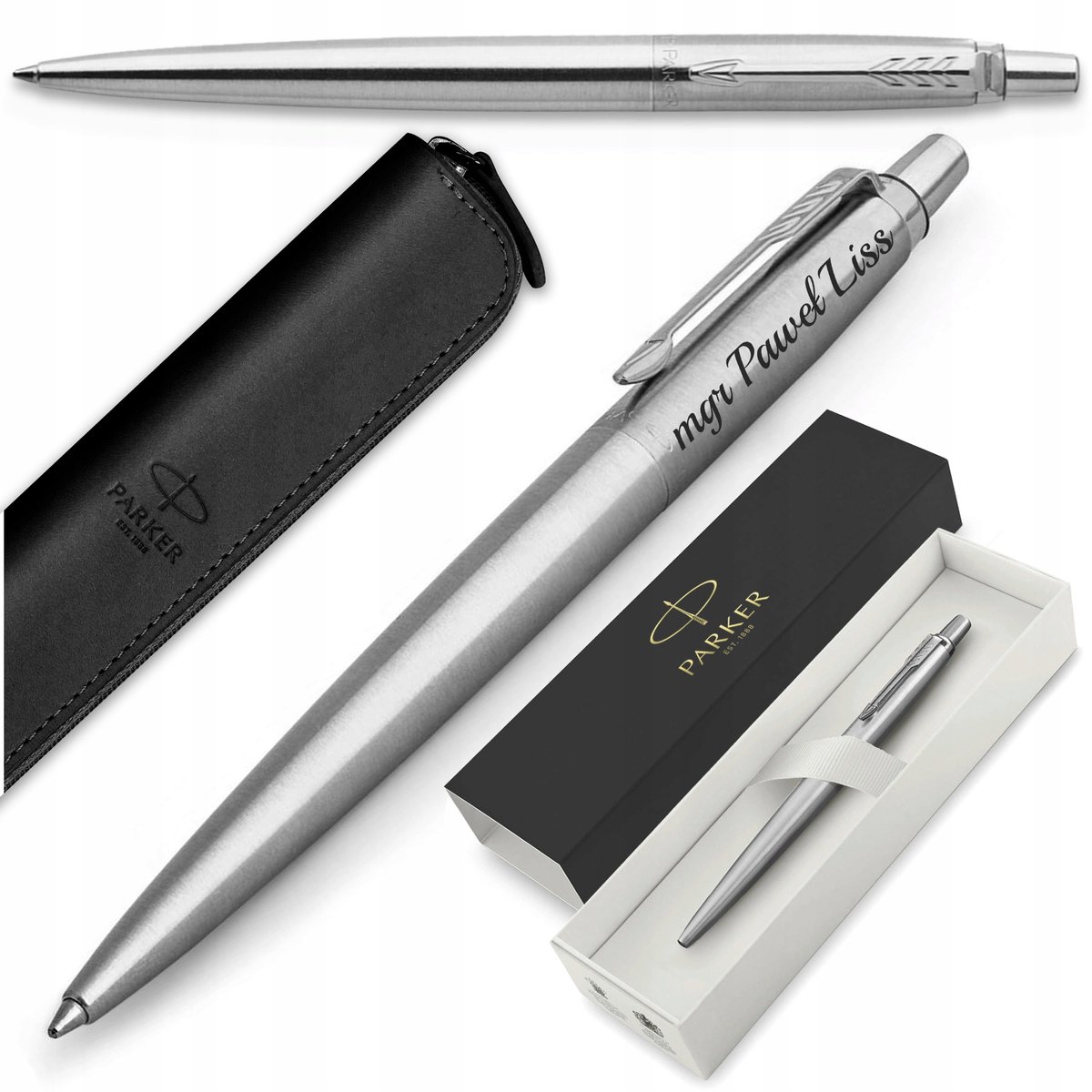 Parker Jotter CT Pen met Gravure - Luxe Cadeau voor Vader