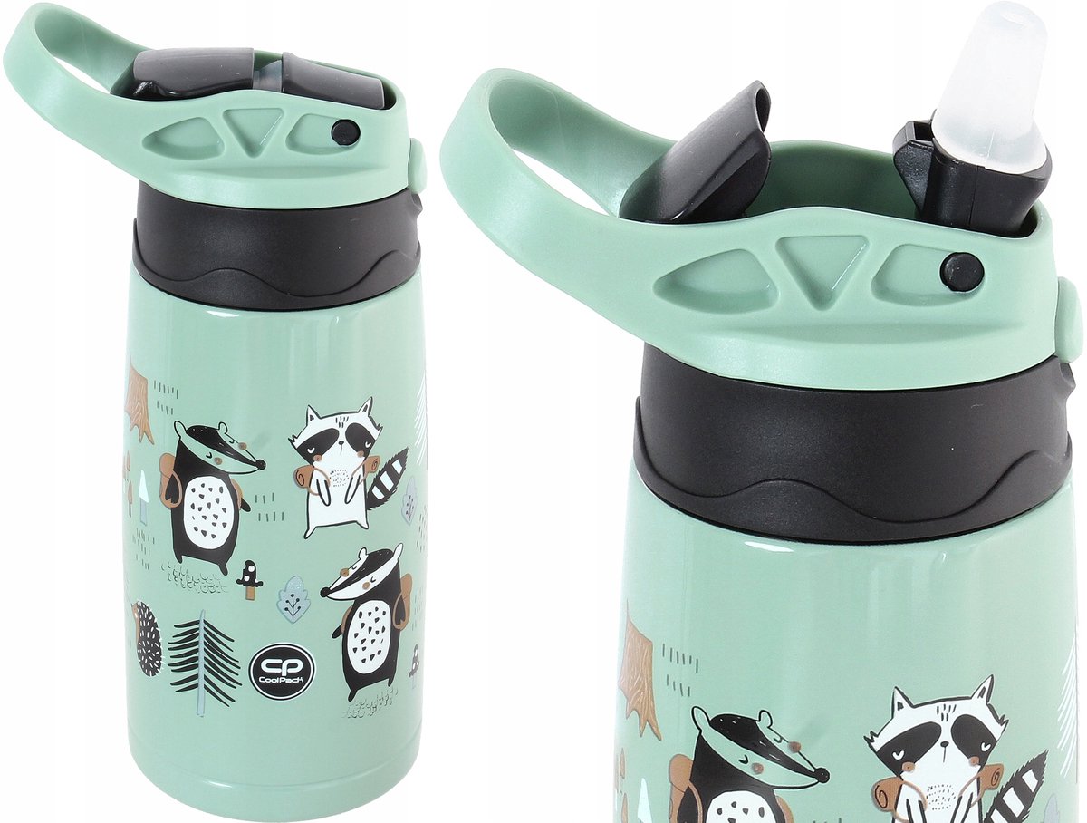 CoolPack Thermos Fles 350ml - BPA-vrij, RVS, 12u warm/koud