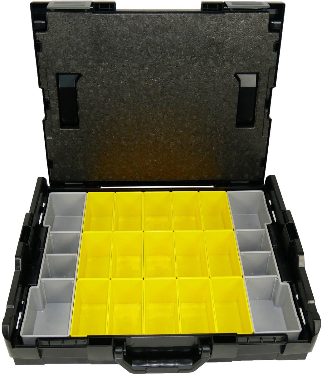 BS Systems L-Boxx 102 zwart incl. Inset-Box-set 17-delig