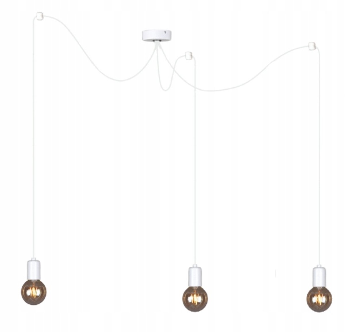 Hanglamp Spin 3x E27 Wit