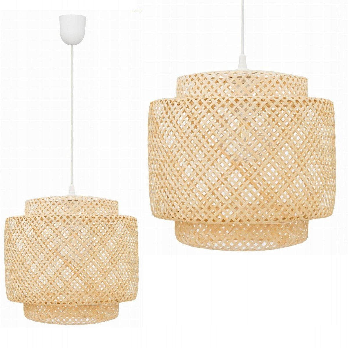 Grote Bamboe Hanglamp Boho Stijl - Diameter 50cm