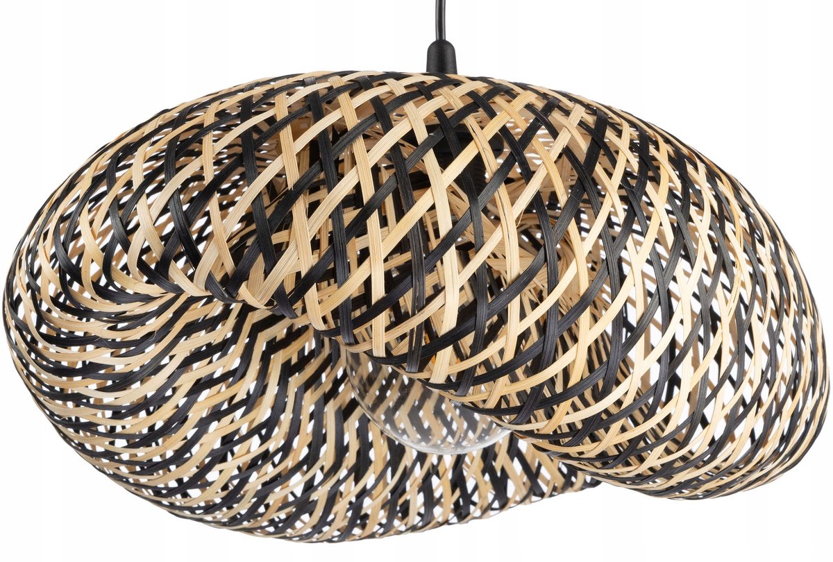 Grote Bamboe Hanglamp NUSA 50cm - Boho Stijl, Handgeweven