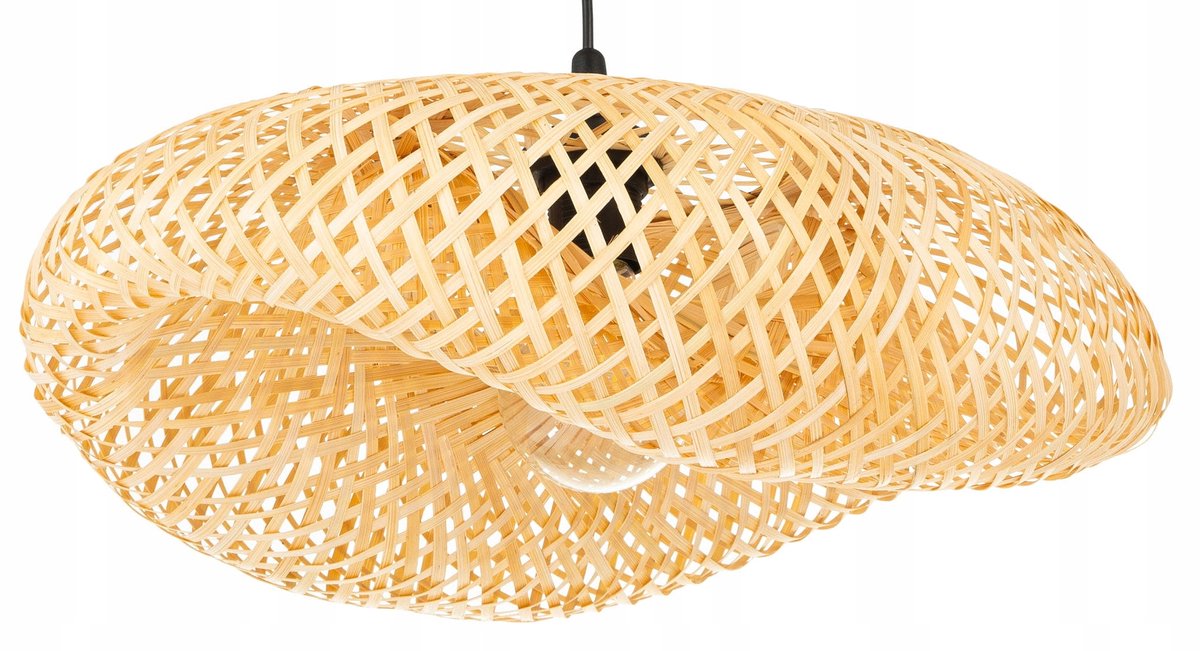 BOHO bamboe hanglamp NUSA 50cm - handgeweven, naturel design