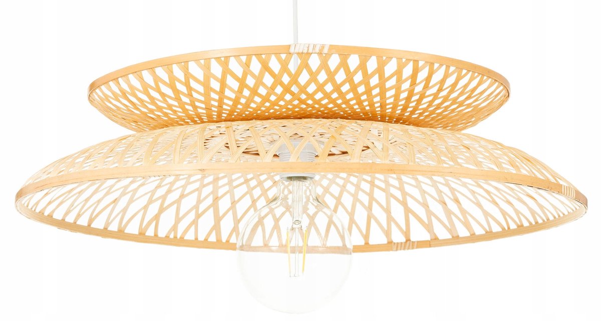 Grote Boho Bamboe Hanglamp ZEN 60cm - Natuurlijk en Stijlvol