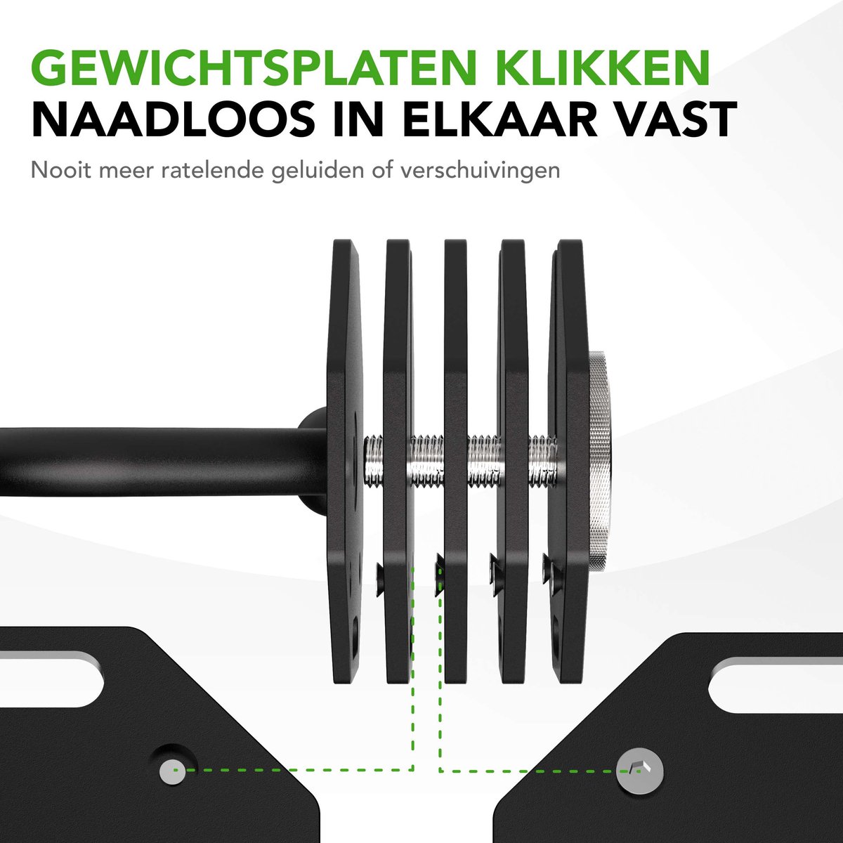 Tunturi Rapid Verstelbare Kettlebell- Kettlebellset van 36 kg - Verstelbaar van 3,5 t/m 36 kg - 25 kettlebells in één - Gewichtenset voor home gym – foto 3