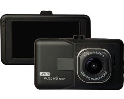 Black King Kong Auto Dash Cam SD 1080P Enkele Lens Zuignap