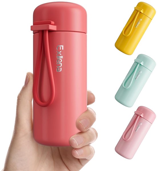 Compacte melkfles - ideaal voor onderweg - 1 stuk - roestvrij staal - 150 ml